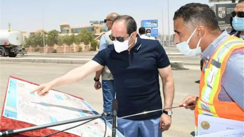 جولة الجمعة.. رسائل السيسي الحاسمة من حي ”الأسمرات ”