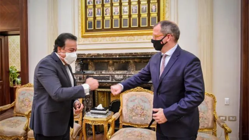 عبد الغفار يبحث مع السفير البولندى توطين صناعة الأدوية