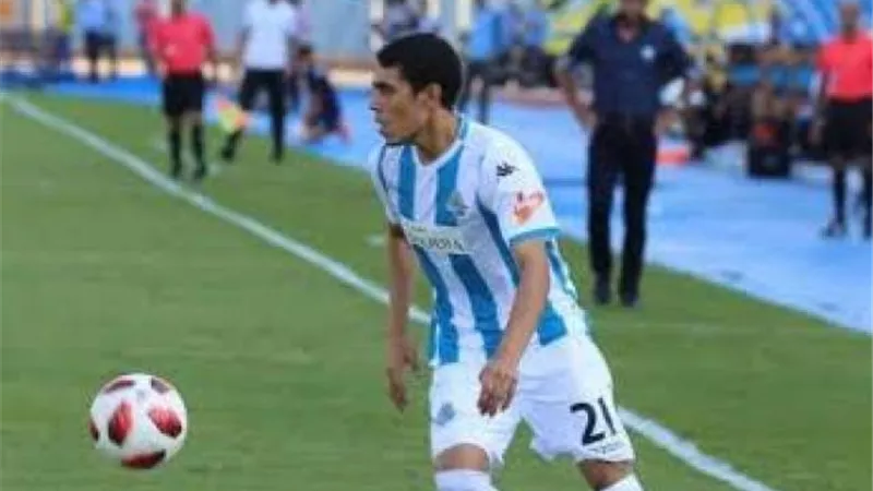 نهاية الشوط الأول بين بيراميدز والمصري بالتعادل السلبي بكأس الرابطة