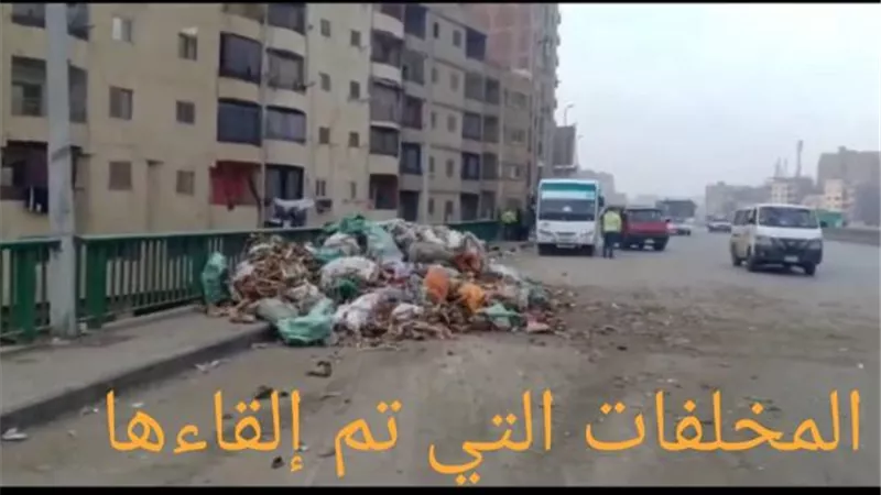 صور وفيديو.. محافظة الجيزة تضبط 5 مركبات تلقي بالمخلفات بالطريق العام و الدائري