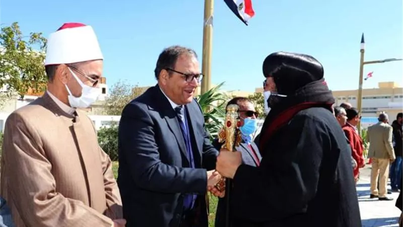بالصور.. كيف شارك الأنبا إيلاريون في العيد القومي لـ«البحر الأحمر»؟