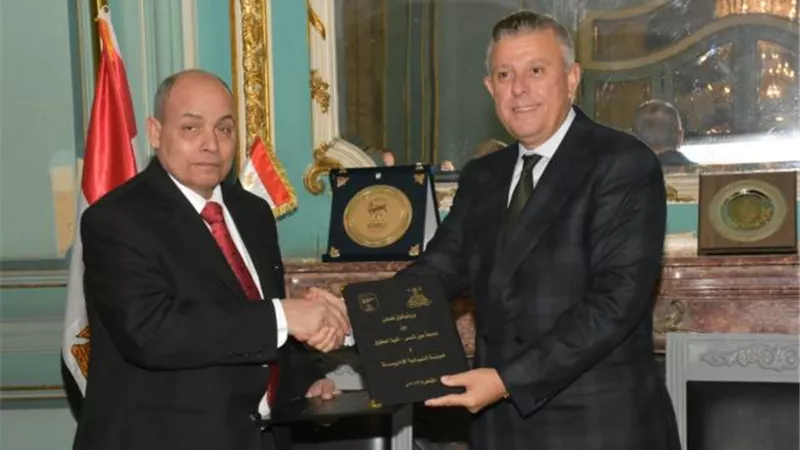 بالصور .. بروتوكول تعاون بين كلية الحقوق جامعة عين شمس وهيئة النيابة الإدارية