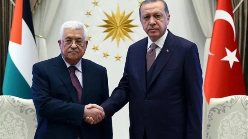 تفاصيل الاتصال الهاتفى بين أردوغان ومحمود عباس