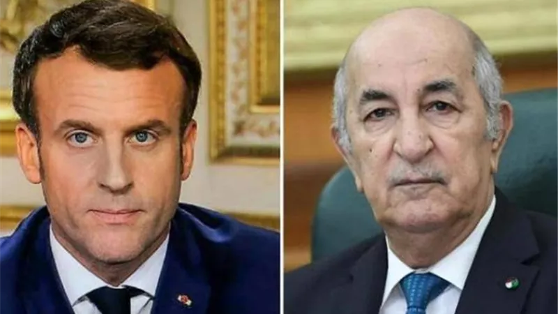 تفاصيل المكالمة الهاتفية بين الرئيس الجزائري ونظيره الفرنسي