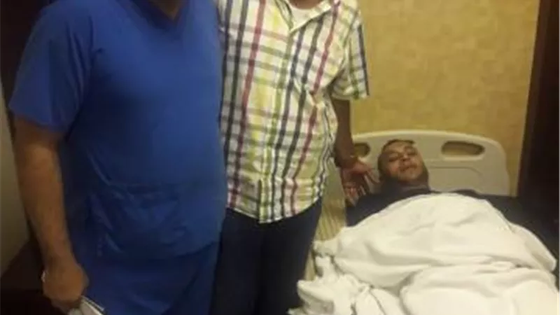 صور.. مدافع الاتحاد السكندري يجرى جراحة الرباط الصليبي