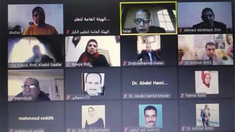 رئيس جامعة حلوان يشارك في اجتماع اللجنة التنسيقية العليا للمشروع القومي لمحو الأمية التابعة للمجلس الأعلى للجامعات
