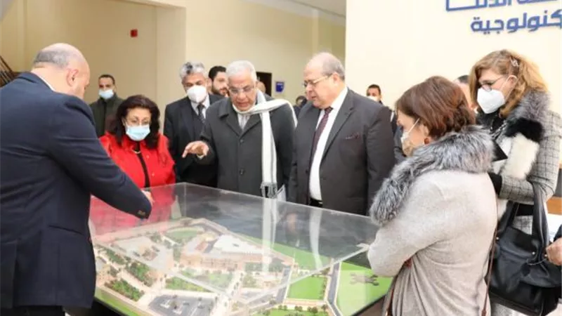التعليم العالي : لجنة التعليم بمجلس الشيوخ تزور جامعة الدلتا التكنولوجية
