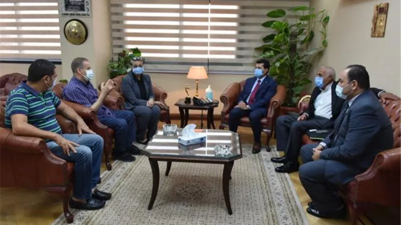 وزير الرياضة يجتمع مع اللجنة الطبية لبطولة العالم لكرة اليد