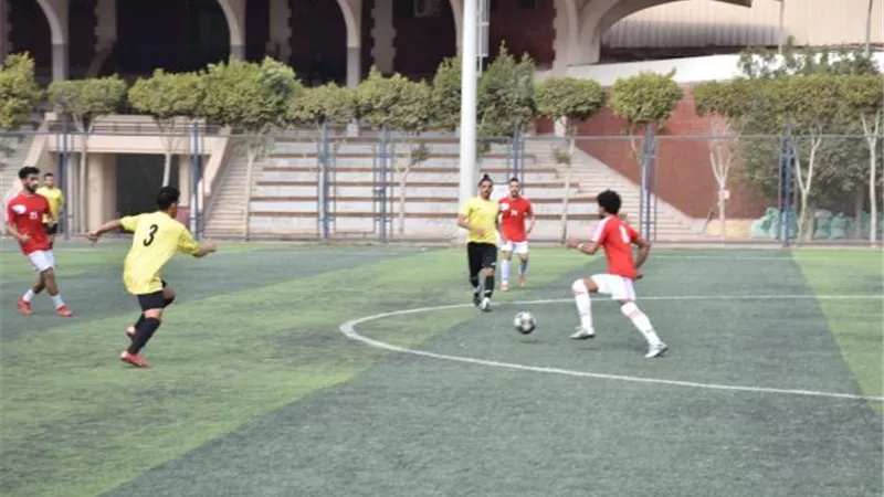 التعادل السلبى لفريقي عين شمس و الفيوم فى كرة القدم الخماسية بدورة الجامعات المصرية ال 49