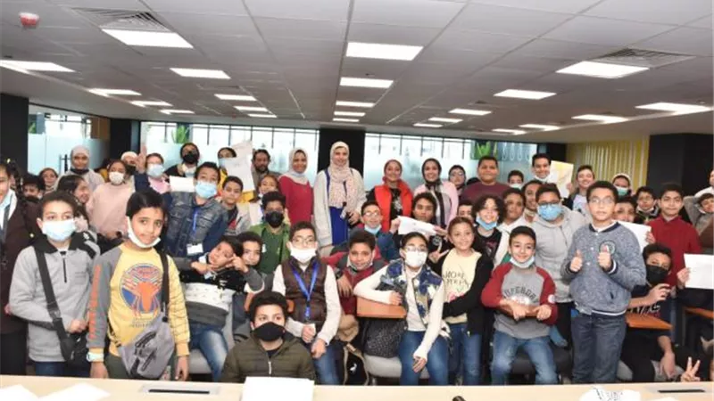 بالصور .. شاهد فعاليات جامعة الطفل في مركز الابتكار وريادة الاعمال بعين شمس