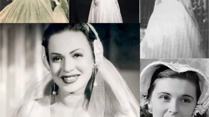 ”من صندوق الذكريات” شاهد.. نجمات الزمن الجميل بفساتين الزفاف أبرزهن هند رستم وليلي مراد