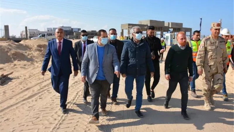بالصور .. تعرف على تطورات العمل بإنشاءات جامعة شرق بورسعيد الأهلية