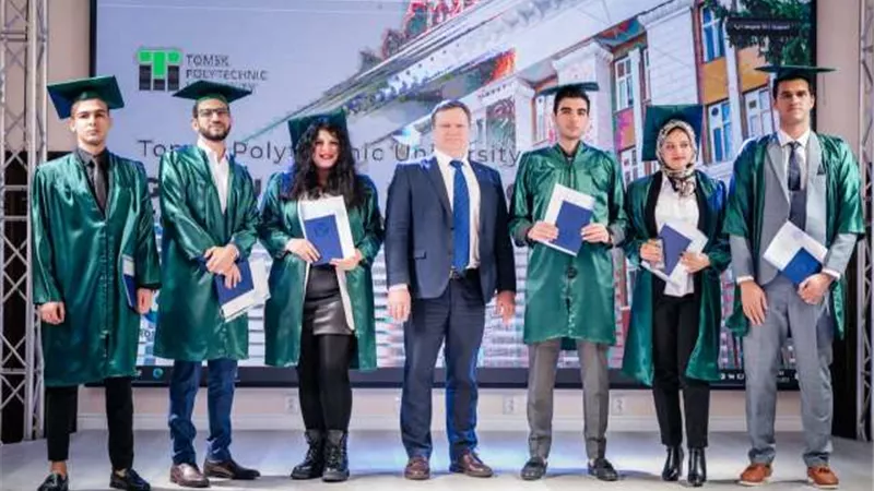 تخريج دفعة جديدة من طلاب الهندسة النووية المصريين بجامعة تومسك البوليتكنيكية» في روسيا