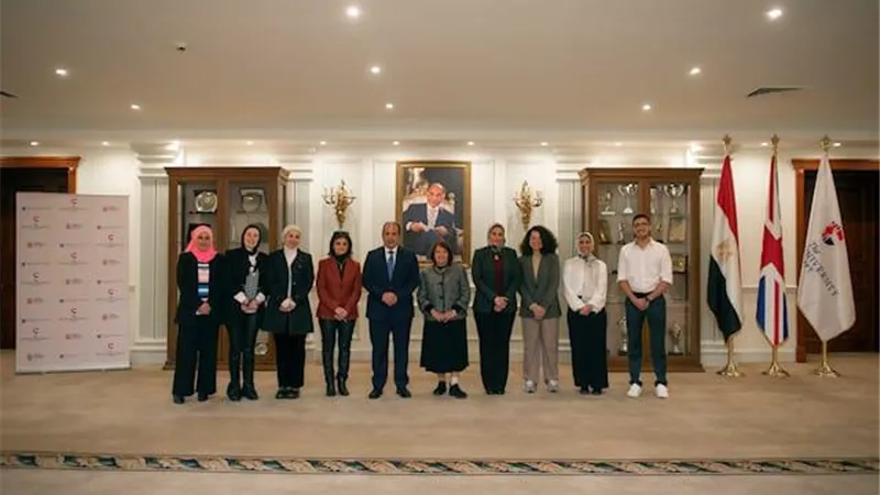 الجامعة البريطانية في مصر تفوز بالمركز الأول في المسابقة البحثية للمحللين الماليين