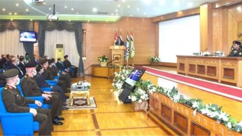 بالصور .. أكاديمية ناصر العسكرية العليا تستضيف وزير التعليم العالي والبحث العلمي