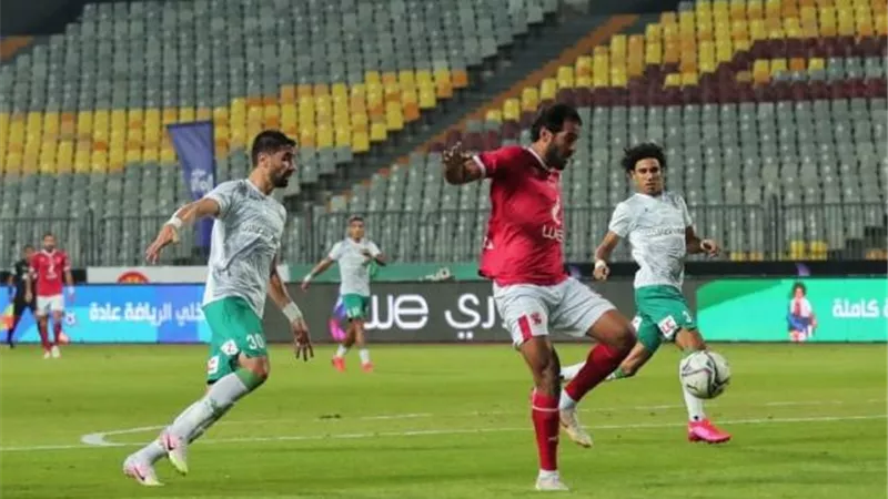 الأهلي يسجل هدفين في مرمى المصري في بداية الشوط الثاني