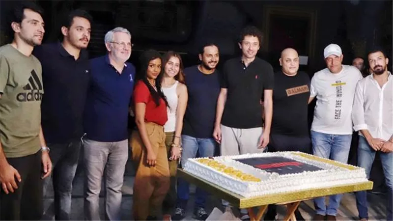 كريم محمود عبد العزيز يودع تصوير فيلم ”موسى”