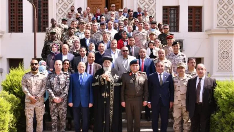 بالصور.. البابا يستقبل وفد أكاديمية ناصر