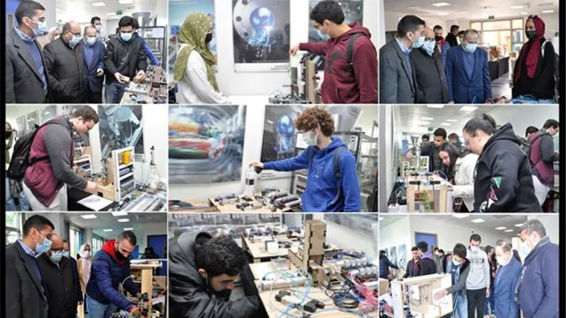 بالصور .. ملتقى المشاريع التطبيقية لطلاب قسم الميكاترونكس بالألمانية بالقاهرة