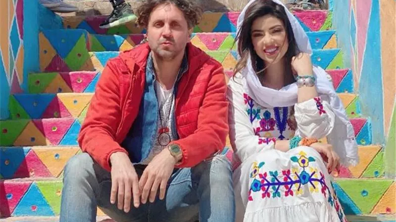 ميرنا جميل من كواليس مسلسل ”اللعبة 3”