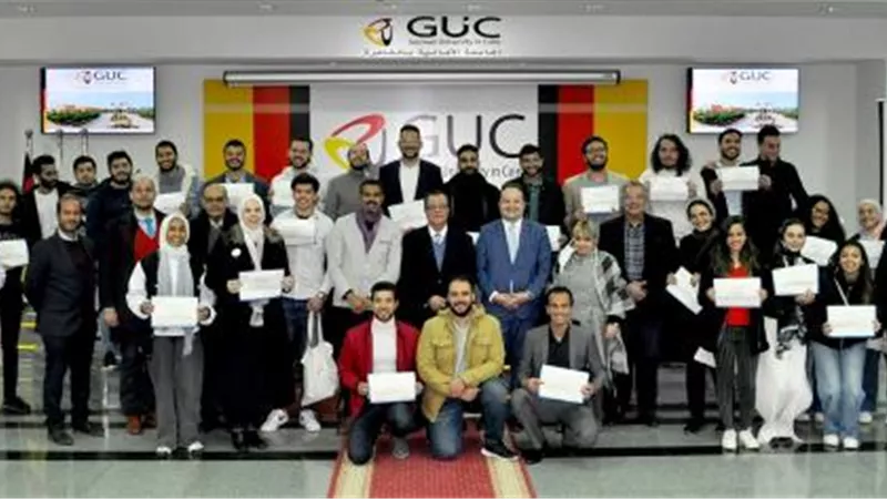بالصور .. شاهد كيف احتفلت الجامعة الألمانية بالقاهرة باليوم العالمي للمياه