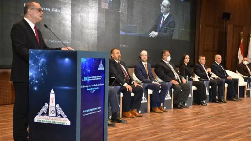 افتتاح المؤتمر العلمي العاشر لجامعة عين شمس «الجامعة وبناء الإنسان »