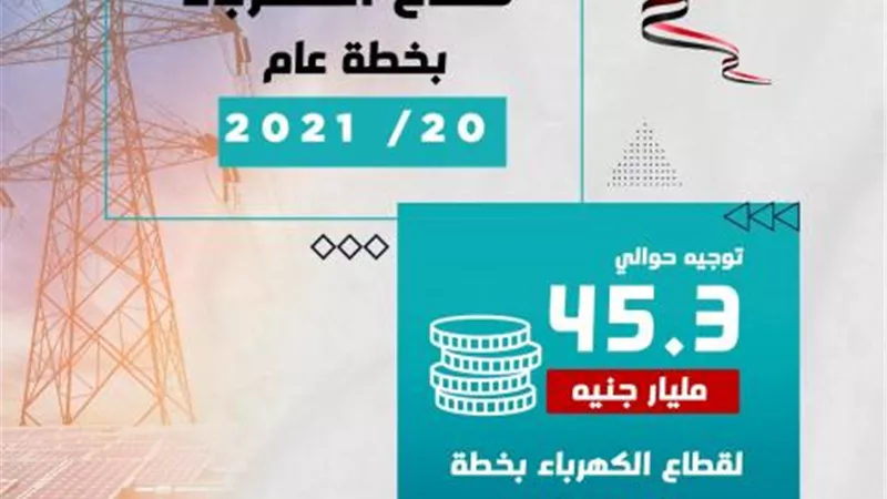 وزارة التخطيط تكشف عن تخصيص 45 مليار جنيه للاستثمار في قطاع الكهرباء