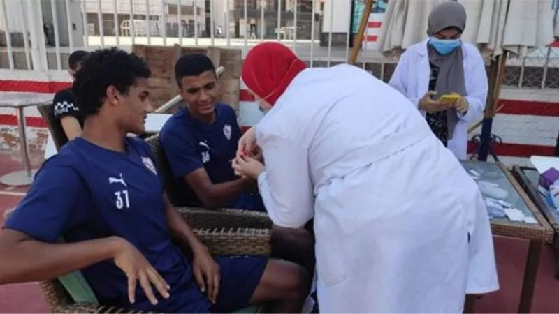 سلبيه مسحه لاعبو الزمالك قبل مواجهه الطلائع