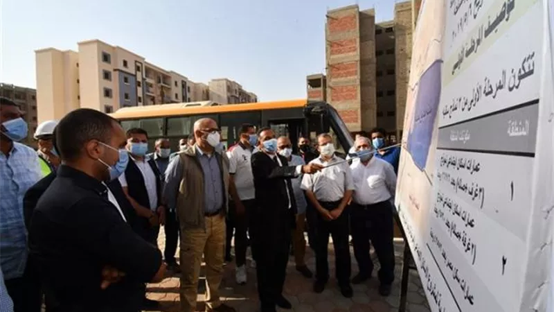 جولة تفقدية لوزير الاسكان داخل مشروع الإسكان الاجتماعى بمنطقة حدائق العاصمة