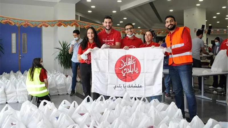 فريق ”علشانك يا بلدي” بالألمانية بالقاهرة يوفر 8 آلاف وجبة للأسر الأكثر احتياجاً في رمضان