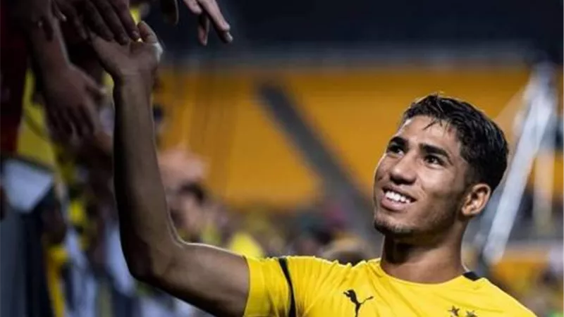 أشرف حكيمي عن اختيار الانضمام إلي إنتر ميلان:” كونتي السبب”