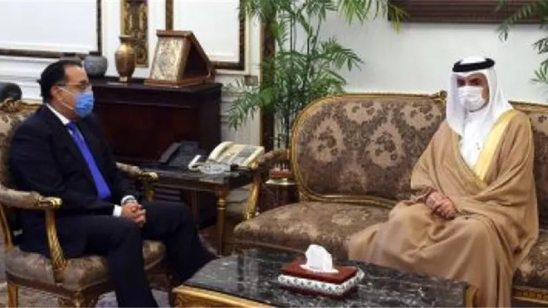 تعرف علي سبب لقاء رئيس الوزراء بسفير البحرين بالقاهرة