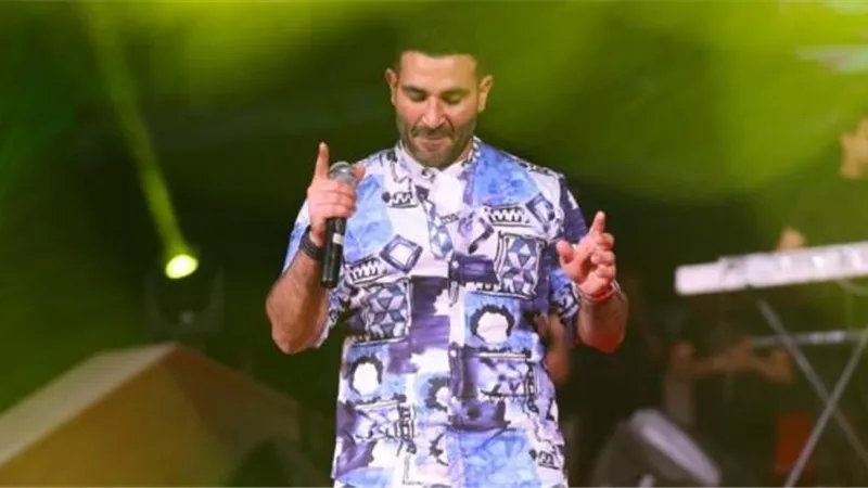 أحمد سعد ينشر صور من حفلته الأخيرة