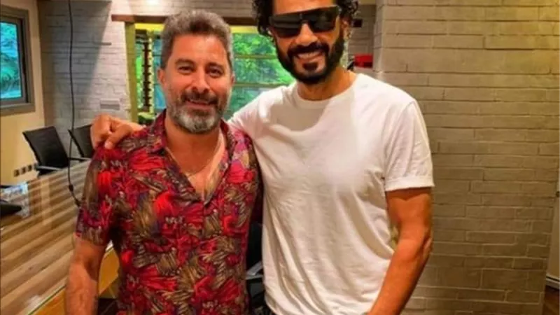 خالد النبوي لـ هادي الباجوري: ”سعيد بالتعاون معك في قمر ١٤ وأتمنى العمل ينال إعجاب الجمهور”