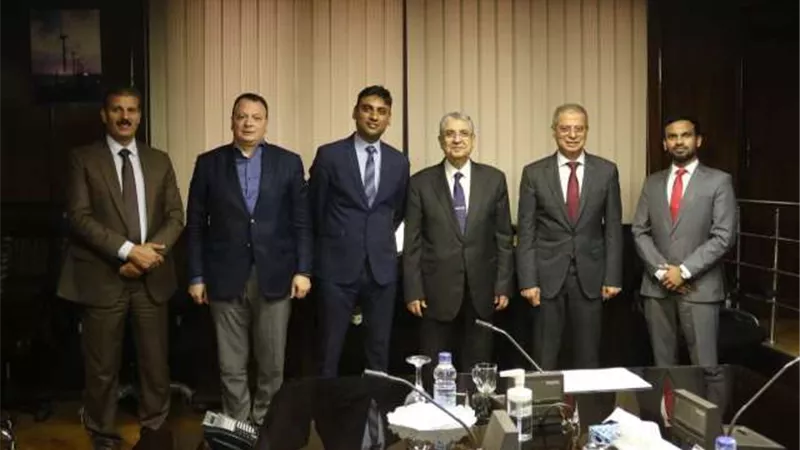 وزير الكهرباء يستقبل مدير ملف الهيدروجين بشركة أكمي الهندية ACME
