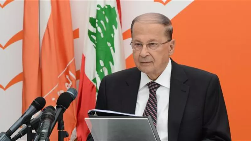 الرئيس اللبنانى يبحث مع سفير مصر تعزيز العلاقات بين البلدين