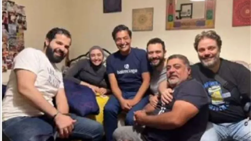 هلا رشدى فى أحدث ظهور مع حميد الشاعرى بعد تعرضها لوعكة صحية
