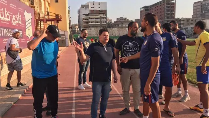 بالصور.. الظهور الأول لرضا عبد العال في قيادة تدريب طنطا