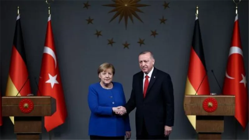 عاجل.. تصريحات خطيرة لـ «أردوغان وميركل» عن أزمة شرق المتوسط