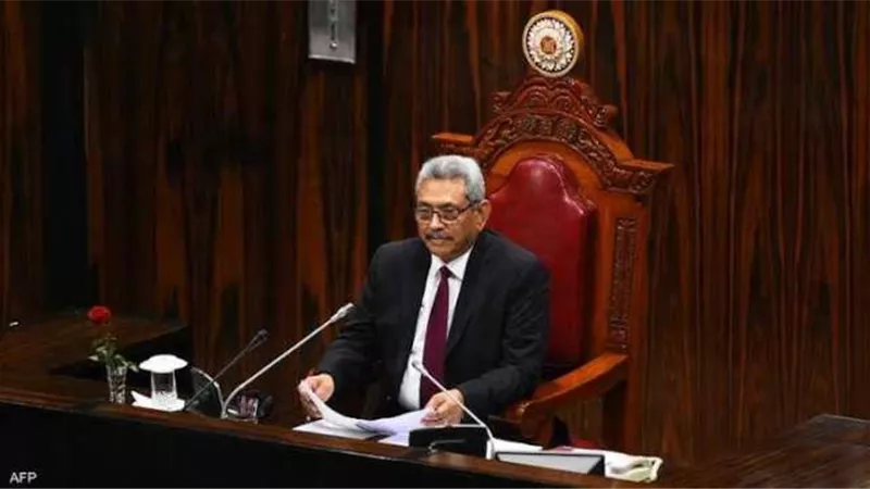رسميًا.. استقالة رئيس سريلانكا بعد فراره إلي سنغافورة