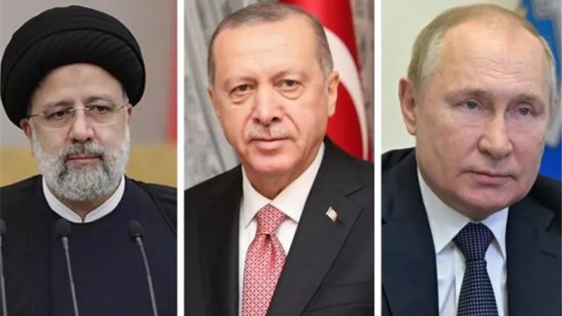 اجتماع ثلاثي بين بوتين وأردوغان ورئيسي في طهران.. تعرف علي التفاصيل