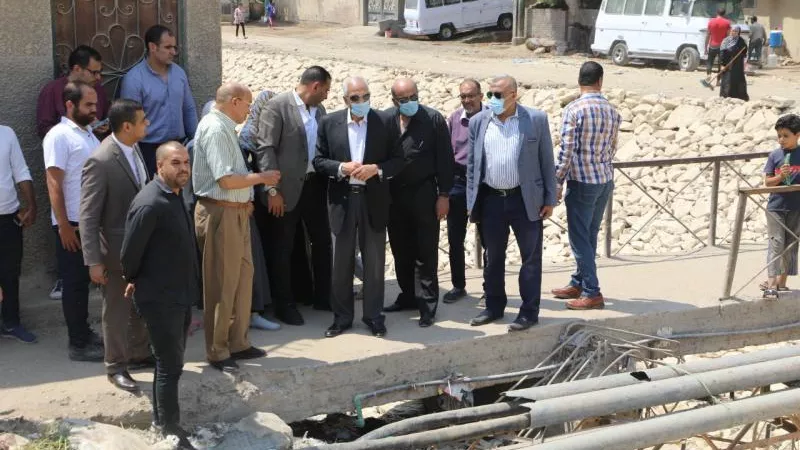 جولة مفاجئة.. ماذا شاهد محافظ الجيزة في الوحدات المحلية بكرداسة ؟