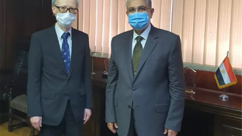 وزير الكهرباء يجتمع مع سفير اليابان في القاهرة.. إليك تفاصيل اللقاء