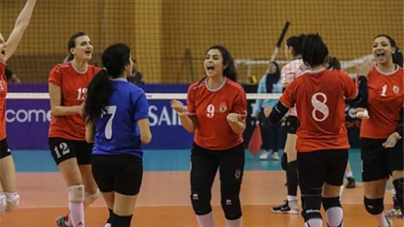 سيدات طائرة الأهلي والصيد في نهائى كاس مصر للطائرة اليوم