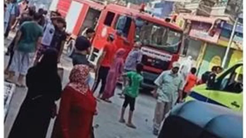 الحماية المدنية تسيطر على حريق نشب في أشجار نخيل في الهرم