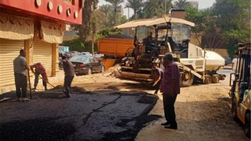 في 4 أحياء شهيرة.. خطة رصف وتطوير الشوارع بالجيزة