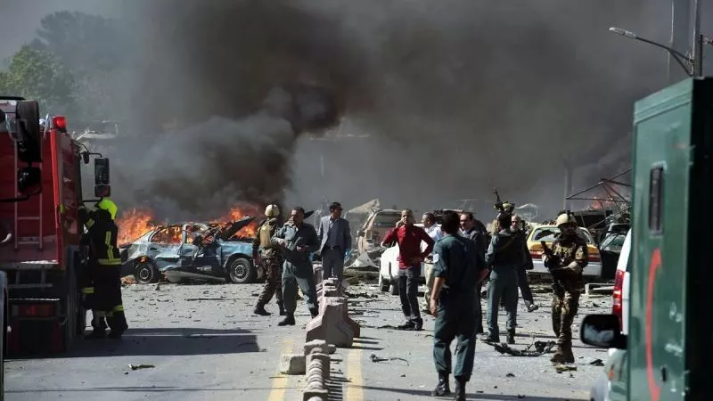 ارتفاع عدد ضحايا انفجار قرب السفارة الروسية فى كابول إلي 20 قتيلا وجريحا