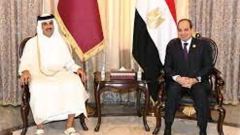توقيع مذكرات تفاهم بين مصر و قطر