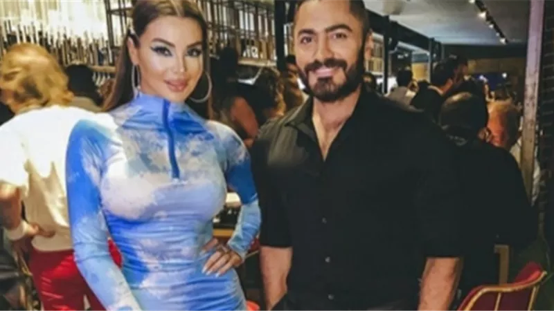 بالفيديو.. جوهرة ترقص بلدي مع تامر حسني علي أغنية”حلو المكان”