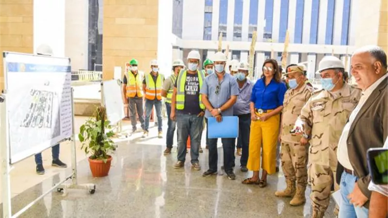 وزيرة الهجرة تتفقد مبنى الوزارة بالعاصمة الإدارية الجديدة